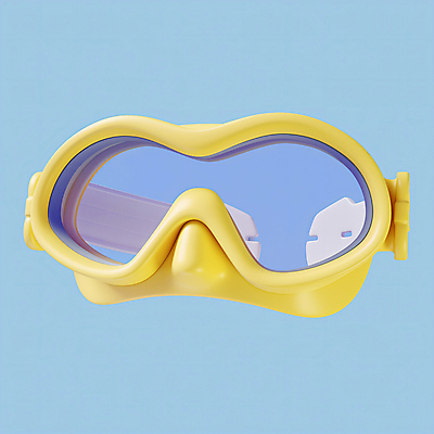 JPG 아이콘 고글 사람없음 여름 3D아이콘 3D소스 3D 스노클링 물안경 AI컴퓨터그래픽 AI콘텐츠 계절 수상스포츠 디지털합성 수영용품 파일형식