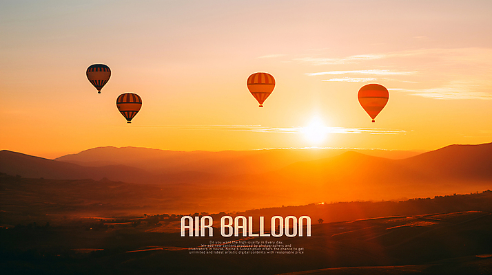 PSD 구름 편집이미지 자연 하늘 사람없음 노을 열기구 이미지편집 자연요소 항공교통 생태계 파일형식