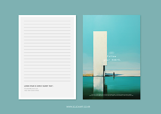 전신 템플릿 호수 한명 성인 건물 반사 물감 질감 엽서 청록색 감성 성인한명만 이미지템플릿 AI파일 1 건축물 컬러 컨셉 사람 미술도구 편지 성인만 파일형식 벡터