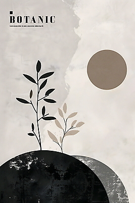 PSD 식물 디자인 포스터 일러스트 추상 사람없음 회색 원형 균형 모던 질감 국내일러스트 도형 컬러 무늬 파일형식