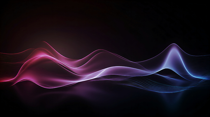 JPG 편집이미지 물결 분홍색 곡선 사람없음 파란색 빛 파동 겹침 그라데이션 편집실사 AI컴퓨터그래픽 AI콘텐츠 선 컬러 순간포착 CG 파일형식