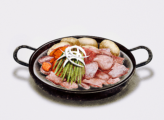 PSD 음식 채소 일러스트 재료 양파 감자 요리 사람없음 닭고기 당근 고추장 냄비 레시피 파 닭고기요리 닭볶음탕 국내일러스트 뿌리채소 육류 양념 솥 파일형식