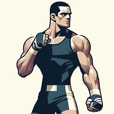 남자 스포츠 일러스트 근육 한명 상반신 성인 권투선수 집중 체육복 성인남자한명만 벡터 국내일러스트 AI파일 1 컨셉 운동선수 사람 운동복 권투 체육 남자한명만 성인남자만 파일형식