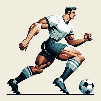 전신 남자 스포츠 유니폼 일러스트 축구공 축구선수 한명 성인 집중 축구화 성인남자한명만 벡터 국내일러스트 AI파일 1 옷 운동화 컨셉 공 축구용품 운동선수 사람 축구 남자한명만 성인남자만 파일형식