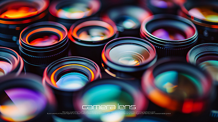 PSD 편집이미지 사람없음 컬러풀 반사 카메라 카메라렌즈 DSLR 이미지편집 컬러 전자제품 파일형식