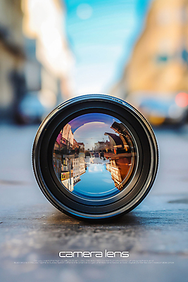 PSD 편집이미지 거리 사람없음 야외 건물 반사 카메라 카메라렌즈 DSLR 이미지편집 건축물 전자제품 파일형식