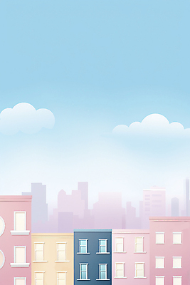 JPG 구름 일러스트 창문 하늘 풍경 빌딩 사람없음 건물 도시 국내일러스트 AI일러스트 AI콘텐츠 자연요소 건축물 파일형식