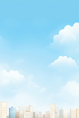 JPG 구름 일러스트 창문 하늘 풍경 빌딩 사람없음 건물 도시 국내일러스트 AI일러스트 AI콘텐츠 자연요소 건축물 파일형식