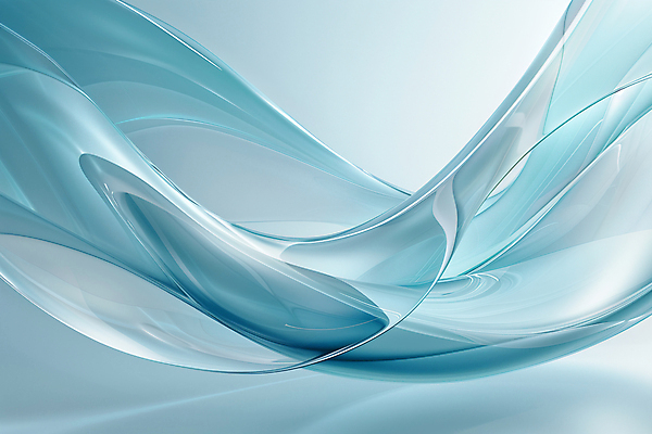 JPG 편집이미지 디자인 사람없음 파란색 투명 우아함 웨이브 카피스페이스 편집실사 AI컴퓨터그래픽 AI콘텐츠 컬러 컨셉 공백 CG 파일형식