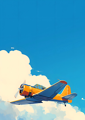 JPG 구름 여행 일러스트 하늘 사람없음 공중 파란색 비행 시원함 카피스페이스 국내일러스트 AI일러스트 AI콘텐츠 자연요소 컬러 공백 파일형식