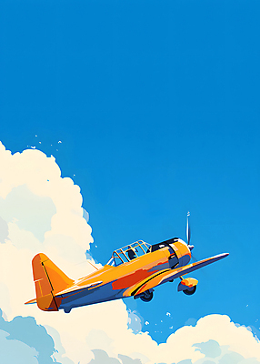 JPG 구름 여행 일러스트 하늘 사람없음 공중 파란색 비행 시원함 카피스페이스 국내일러스트 AI일러스트 AI콘텐츠 자연요소 컬러 공백 파일형식