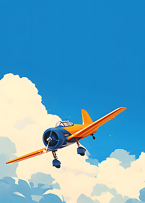 JPG 구름 여행 일러스트 하늘 사람없음 공중 파란색 비행 시원함 카피스페이스 국내일러스트 AI일러스트 AI콘텐츠 자연요소 컬러 공백 파일형식