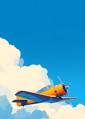 JPG 구름 여행 일러스트 하늘 사람없음 공중 파란색 비행 시원함 카피스페이스 국내일러스트 AI일러스트 AI콘텐츠 자연요소 컬러 공백 파일형식