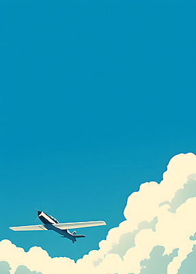 JPG 구름 여행 일러스트 하늘 사람없음 공중 파란색 비행 시원함 카피스페이스 국내일러스트 AI일러스트 AI콘텐츠 자연요소 컬러 공백 파일형식