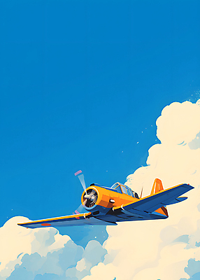 JPG 구름 여행 일러스트 하늘 사람없음 공중 파란색 비행 시원함 카피스페이스 국내일러스트 AI일러스트 AI콘텐츠 자연요소 컬러 공백 파일형식