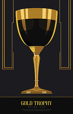 PSD 편집이미지 포스터 타이포그라피 사람없음 검은색 우승 빈티지 수상_상을받음 상패 트로피 명예 시상 이미지편집 문자 컬러 컨셉 최고 상_우승 파일형식