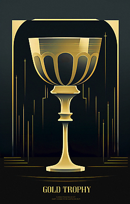 PSD 편집이미지 포스터 타이포그라피 사람없음 검은색 우승 빈티지 수상_상을받음 상패 트로피 명예 시상 이미지편집 문자 컬러 컨셉 최고 상_우승 파일형식