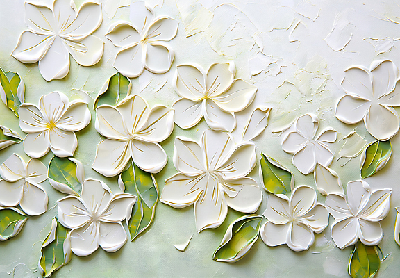 JPG 편집이미지 디자인 꽃 예술 패턴 자연 페인팅 붓터치 사람없음 물감 흰색 화려 질감 캔버스 감성 카피스페이스 편집실사 식물 컬러 컨셉 무늬 공백 미술도구 CG 생태계 파일형식