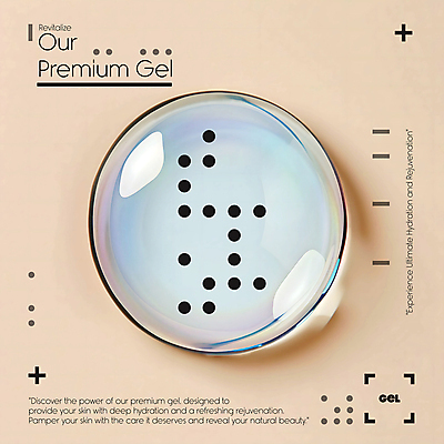 PSD 편집이미지 하늘색 타이포그라피 사람없음 점 투명 고급 피부관리 스킨케어 보습 프리미엄 세럼 이미지편집 문자 컨셉 파란색 뷰티 화장품 파일형식