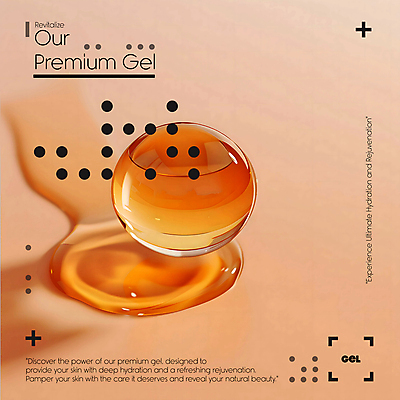 PSD 편집이미지 타이포그라피 사람없음 주황색 점 투명 고급 피부관리 스킨케어 보습 프리미엄 세럼 이미지편집 문자 컬러 컨셉 뷰티 화장품 파일형식