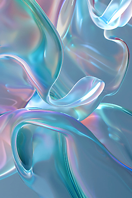 JPG 편집이미지 물결 하늘색 곡선 추상 사람없음 투명 신비 그라데이션 카피스페이스 편집실사 AI컴퓨터그래픽 AI콘텐츠 선 컨셉 무늬 파란색 공백 CG 파일형식