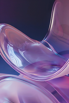 JPG 편집이미지 물결 곡선 추상 사람없음 보라색 투명 신비 그라데이션 카피스페이스 편집실사 AI컴퓨터그래픽 AI콘텐츠 선 컬러 컨셉 무늬 공백 CG 파일형식