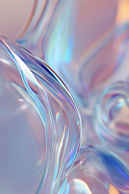 JPG 편집이미지 물결 곡선 추상 사람없음 투명 신비 그라데이션 카피스페이스 편집실사 AI컴퓨터그래픽 AI콘텐츠 선 컨셉 무늬 공백 CG 파일형식