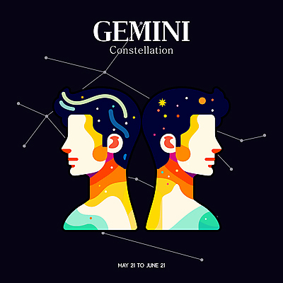 동물 남자 일러스트 밤하늘 성인 타이포그라피 두명 컬러풀 신비 쌍둥이 점성술 쌍둥이자리 성인남자만 국내일러스트 AI파일 문자 컬러 컨셉 가족 하늘 사람 별자리 야간 남자만 성인만 파일형식 벡터