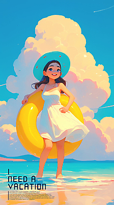 PSD 구름 여자 수영복 일러스트 청소년 물놀이 하늘 한명 웃음 들기 타이포그라피 해변 파란색 여름휴가 모래사장 만화 즐거움 밀짚모자 튜브 십대여자한명만 국내일러스트 자연요소 문자 모자_잡화 1 옷 감정 바다 컬러 모션 놀이 휴가 표정 사람 여자한명만 십대여자만 파일형식 여름_계절