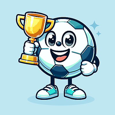 캐릭터 손 행복 스포츠 신발 일러스트 축구공 표정 들기 사람없음 파란색 반짝임 귀여움 축구 다리 우승 트로피 시상 우승자 일러캐릭터 AI파일 감정 컬러 컨셉 공 축구용품 모션 신체부위 구기 최고 상_우승 파일형식 벡터