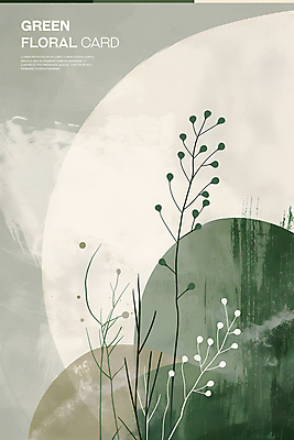 PSD 편집이미지 포스터 잎 추상 타이포그라피 사람없음 연두색 빈티지 분위기 질감 카피스페이스 이미지편집 식물 문자 컨셉 무늬 초록색 공백 파일형식