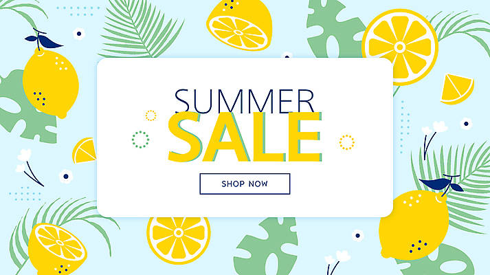 배너 꽃 일러스트 단면 이벤트 사람없음 여름 노란색 세일 풀잎 시원함 레몬 쿠폰 슬라이스 국내일러스트 AI파일 식물 계절 컬러 잎 과일 풀_식물 파일형식 벡터