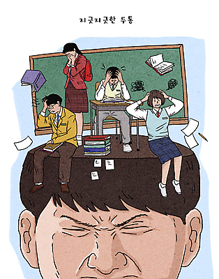 전신 PSD 학생 여자 교육 남자 교복 의자 일러스트 청소년 스트레스 책가방 여러명 책 머리 칠판 수능 분노 짜증 좌절 책상 입시 고민 두통 진로 십대만 멘붕 국내일러스트 머리짚기 옷 감정 가구 다수 컨셉 가방 모션 사람 신체부위 학습 시험 질병 합성어 파일형식