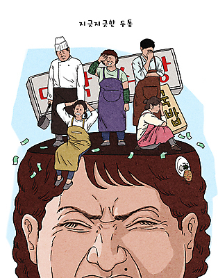 전신 PSD 그릇 여자 남자 지폐 일러스트 스트레스 간판 여러명 성인 경제 머리 주방장 앞치마 분노 짜증 냄비 고민 두통 창업 자영업 대출 성인만 소상공인 멘붕 폐점 국내일러스트 머리짚기 직업 식기 감정 다수 돈 비즈니스 모션 사람 신체부위 금융 요리사 질병 솥 상인 합성어 파일형식