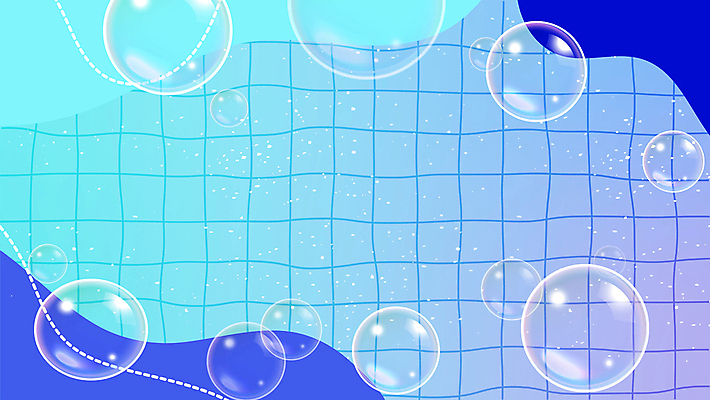 백그라운드 수영장 사람없음 여름 파란색 물방울 비눗방울 격자 그라데이션 모션그래픽 MP4 MOV 계절 컬러 무늬 동영상 파일형식