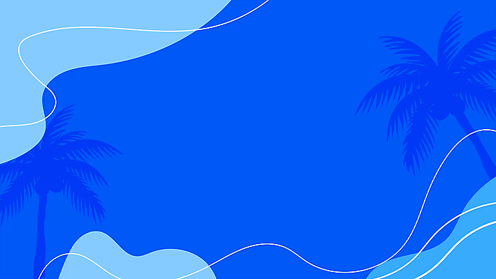 여행 백그라운드 휴가 사람없음 여름 파란색 야자수 웨이브 모션그래픽 MP4 MOV 나무 계절 컬러 동영상 파일형식