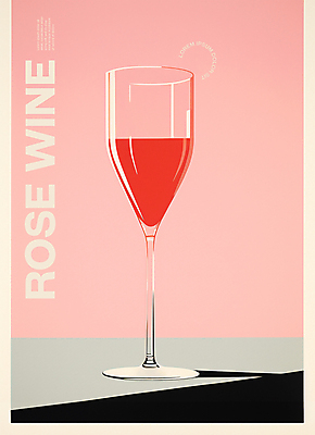 PSD 편집이미지 포스터 분홍색 와인잔 사람없음 와인 빈티지 샴페인 카피스페이스 미니멀 이미지편집 컬러 컨셉 술잔 주류 공백 파일형식