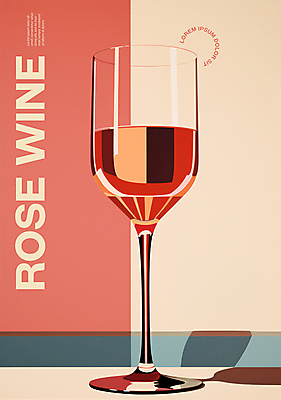 PSD 편집이미지 포스터 분홍색 와인잔 사람없음 와인 빈티지 샴페인 카피스페이스 미니멀 이미지편집 컬러 컨셉 술잔 주류 공백 파일형식