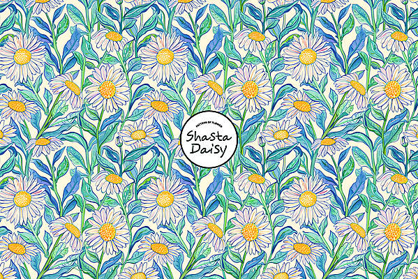 PSD 편집이미지 꽃 잎 패턴 사람없음 초록색 화려 데이지 샤스타데이지 이미지편집 식물 컬러 컨셉 무늬 파일형식