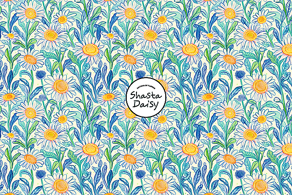 PSD 편집이미지 꽃 잎 패턴 사람없음 초록색 화려 데이지 샤스타데이지 이미지편집 식물 컬러 컨셉 무늬 파일형식