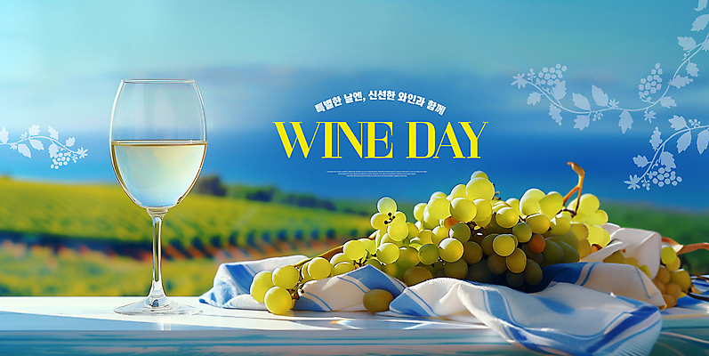 PSD 템플릿 와인잔 하늘 이벤트 사람없음 야외 수확 신선 투명 화이트와인 천 청포도 포도밭 숙성 이미지템플릿 밭 농업 술잔 포도 와인 직물 파일형식