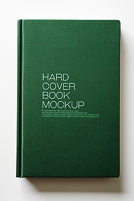 PSD 편집이미지 표지 그림자 사람없음 책 초록색 한권 목업 이미지편집 1 컬러 파일형식