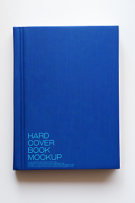 PSD 편집이미지 표지 그림자 사람없음 책 파란색 한권 목업 이미지편집 1 컬러 파일형식