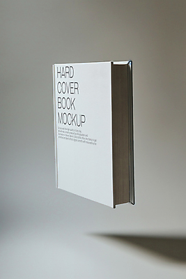 PSD 편집이미지 표지 그림자 사람없음 책 흰색 한권 목업 이미지편집 1 컬러 파일형식