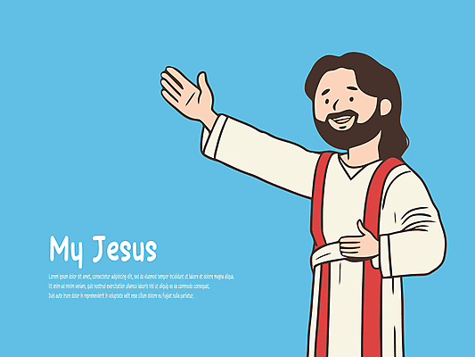 남자 기독교 일러스트 한명 미소 상반신 성인 예수 손인사 반가움 성인남자한명만 국내일러스트 AI파일 1 감정 종교 표정 사람 인사 신_종교 남자한명만 성인남자만 파일형식 벡터