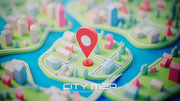 PSD 나무 편집이미지 지도 사람없음 건물 3D 행선지 도시 위치 길찾기 네비게이션 GPS 위치정보 편집3D 식물 건축물 정보 디지털합성 파일형식