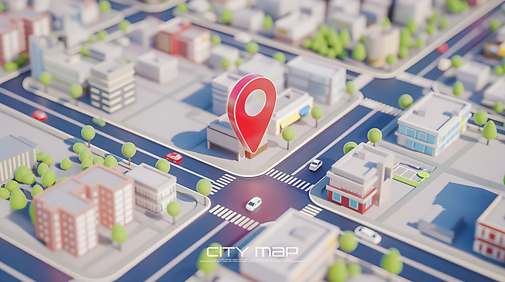 PSD 나무 편집이미지 지도 자동차 사람없음 건물 3D 행선지 도시 횡단보도 위치 길찾기 네비게이션 GPS 위치정보 편집3D 식물 건축물 육상교통 정보 보행로 디지털합성 파일형식