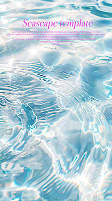 PSD 템플릿 바다 표면 풍경 사람없음 투명 물결파장 잔물결 이미지템플릿 물결 파일형식