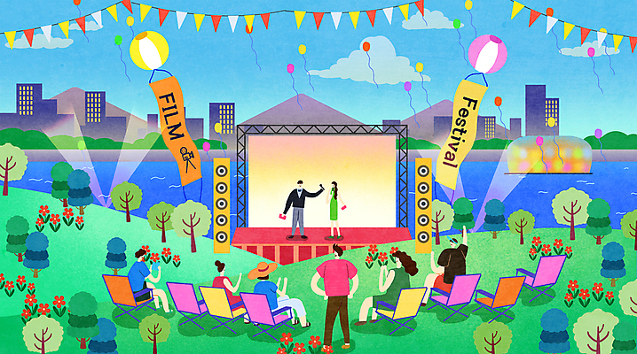 전신 PSD 나무 배너템플릿 여자 남자 꽃 일러스트 조명 앉기 여러명 성인 건물 무대 현수막 배우 군중 박수 사회자 한강 풍선 가랜드 영화제 성인만 국내일러스트 식물 템플릿 직업 건축물 배너 다수 모션 서울 사람 손짓 파티용품 연예인 랜드마크 파일형식