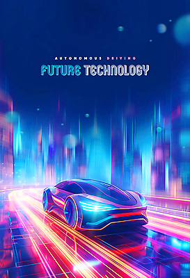 PSD 편집이미지 미래 기술 빌딩 사람없음 빛 정보 도시 남색 사이버 주행 혁명 기술발전 미래자동차 자율주행 AI_인공지능 이미지편집 컬러 컨셉 자동차 건물 운전 발전 파일형식 4차산업